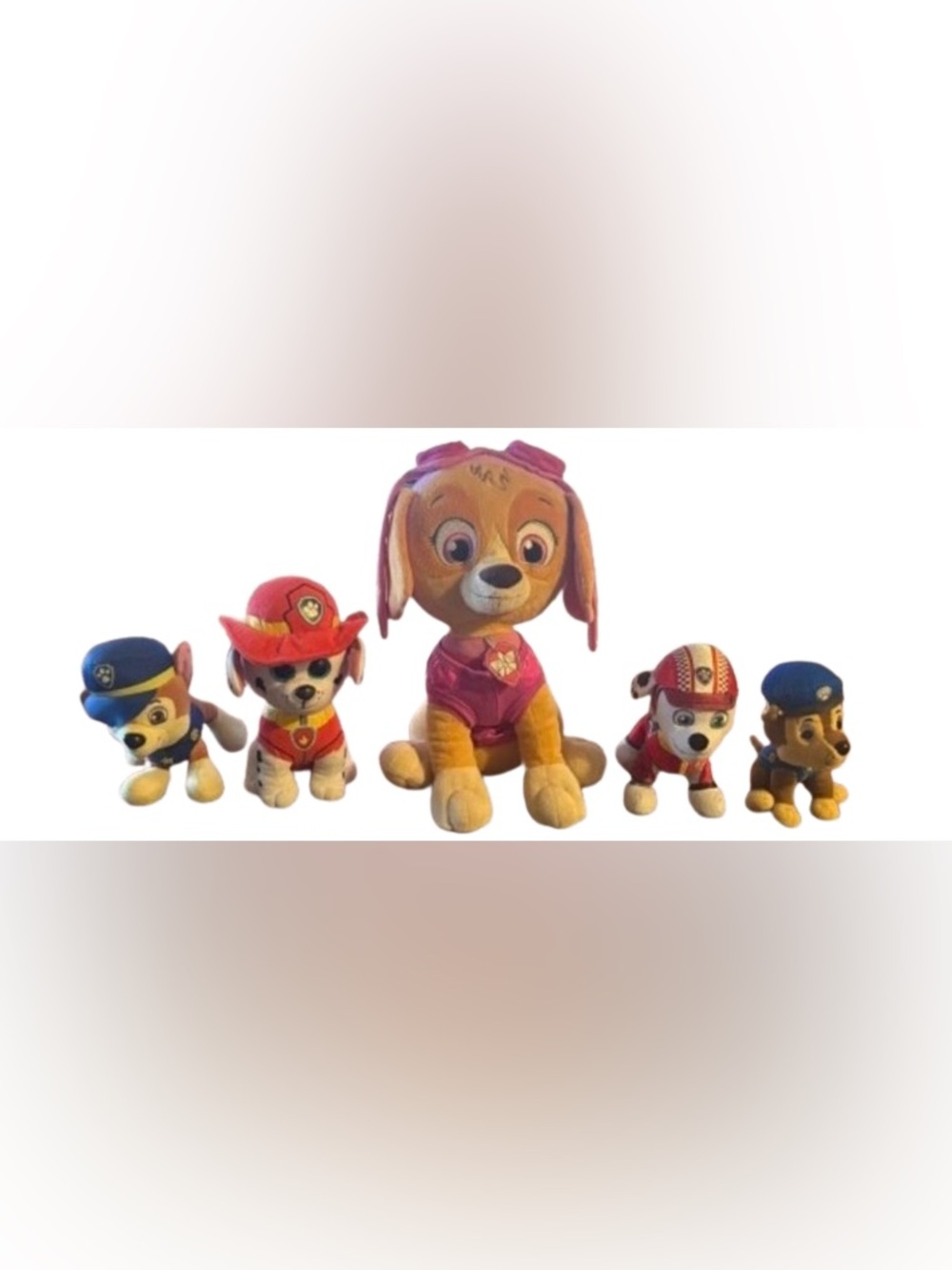 PAW Patrol Plush Bundle – Skye, Chase, Marshall & Rubble (5‑Piece Set)